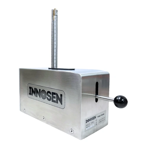 Innosen Tube Probe IS9561 for measuring lacquer coating thickness inside metal tubes and aerosol cans